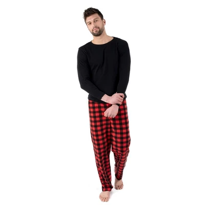 Leveret Mens Cotton Top Fleece Pant Pajamas 6 Leveret Mens Cotton Top Fleece Pant Pajamas - Image 6