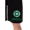 DC Comics Mens' Green Lantern Logo Character Symbol Sleep Pajama Shorts Black