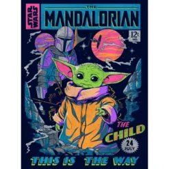 Men's Star Wars The Mandalorian 12 Cents Retro Comic Sweatshirt