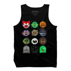 Men's Design By Humans MONSTER FACES Halloween Emoji Shirt Skeleton Dracula Costume By Vomaria Tank Top -Comfa Wear Shop GUEST 485eb16b ea0e 494e 99a6 c34966c5ff2a
