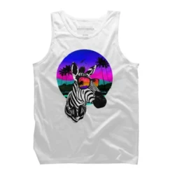 Men's Design By Humans Summer Zebra By Clingcling Tank Top -Comfa Wear Shop GUEST 48aa4992 5957 42b4 8083 5c61b599d973