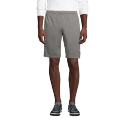 Lands' End Lands' End School Uniform Men's Mesh Athletic Gym Shorts