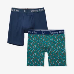 TJ | Tommy John™ Men's 6" Boxer Briefs 2pk - Navy Blue/Green 11 TJ | Tommy John™ Men's 6" Boxer Briefs 2pk - Navy Blue/Green -Comfa Wear Shop GUEST 4a18f8bf 4aaf 4981 9dd2 53a4c518b206