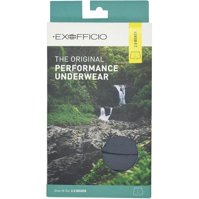 ExOfficio Give-N-Go 2.0 Boxer Shorts - Black 1 ExOfficio Give-N-Go 2.0 Boxer Shorts - Black