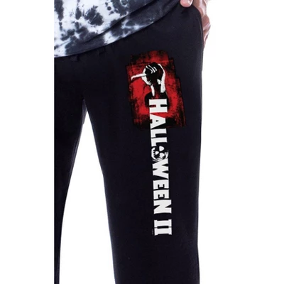 Halloween II Mens' Movie Film Michael Myers Character Sleep Pajama Set Multicolored 2 Halloween II Mens' Movie Film Michael Myers Character Sleep Pajama Set Multicolored - Image 2