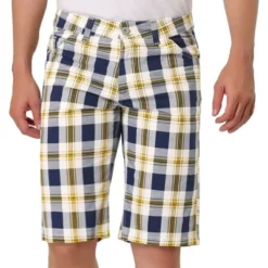 Lars Amadeus Men's Summer Plaid Shorts Slim Fit Flat Front Pattern Short Pants -Comfa Wear Shop GUEST 4b4db5ca 7c5d 45dd a190 c782554ef96e