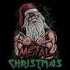 Men's Design By Humans Metal Christmas By Cabooth Tank Top