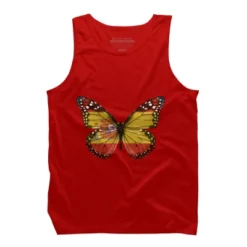 Men's Design By Humans Butterfly Flag Of Spain By GiftsIdeas Tank Top -Comfa Wear Shop GUEST 4ea2b056 4c68 463d afc8 ef4dd7ddd4d2