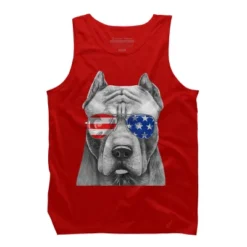 Men's Design By Humans American Pitbull With Sunglasses By Tank Top -Comfa Wear Shop GUEST 4f55fe3b 6191 4233 9936 853477dd4829