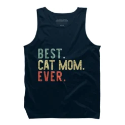 Men's Design By Humans Best Cat Mom Ever Funny Mommy Vintage Gift Christmas T-Shirt By Mothersdaygift Tank Top -Comfa Wear Shop GUEST 51e25c99 2349 44d3 b171 1d4a1d57fe18