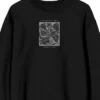 Bioworld Galerie D'Art Adult Black Crew Neck Graphic Sweatshirt