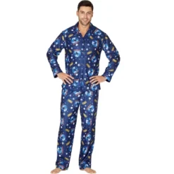 The Polar Express Adult Believe Button-Front Coat Shirt And Pants Pajama Set -Comfa Wear Shop GUEST 53495075 14f3 4db9 b6c1 d3d384d3a984