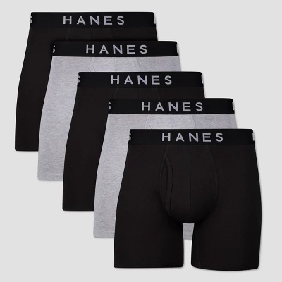 Hanes Premium Men's Boxer Briefs 5pk 5 Hanes Premium Men's Boxer Briefs 5pk - Image 5