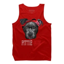 Men's Design By Humans Mother's Day Pittie Mom Pitbull Dog Lovers By Dandingroz Tank Top -Comfa Wear Shop GUEST 54c1ddbe 87ac 409e ab4b d9fe8b5f0017