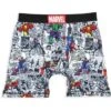Marvel Mens' 2 Pack Vintage Superhero Comic Boxers Underwear Boxer Briefs Multicolored