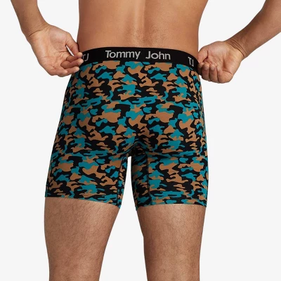TJ | Tommy John™ Men's Camo Print 6" Boxer Briefs 2pk - Dark Green 4 TJ | Tommy John™ Men's Camo Print 6" Boxer Briefs 2pk - Dark Green - Image 4