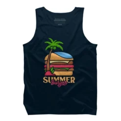 Men's Design By Humans Summer Burger By VEKTORKITA Tank Top -Comfa Wear Shop GUEST 5755f1d0 b316 485e a014 697d52d17b3b