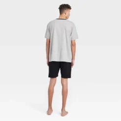 Hanes Premium Men's Jersey Knit Short Sleeve + Shorts Pajama Set 2pc