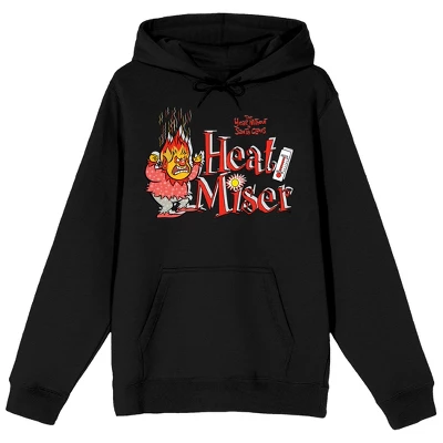The Year Without Santa Claus Heat Miser Character Men's Black Graphic Hoodie 6 The Year Without Santa Claus Heat Miser Character Men's Black Graphic Hoodie - Image 6