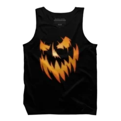 Men's Design By Humans Spooky Jack O' Lantern Halloween Tee Shirt By SJCcreatives Tank Top -Comfa Wear Shop GUEST 59f4a557 ddf4 4771 ab43 539e66a6f40f