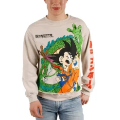 Dragon Ball Z Goku Shenron Oversize Print On Mineral Wash Tofu Sweatshirt -Comfa Wear Shop GUEST 5ad84268 1b16 4d73 a247 c570faf0eae9