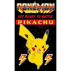 Men's Pokemon Get Ready To Battle Pikachu Retro Sweatshirt