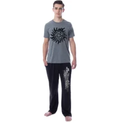 Supernatural Mens' Join The Hunt Anti-Possession Sleep Pajama Set Multicolored 5 Supernatural Mens' Join The Hunt Anti-Possession Sleep Pajama Set Multicolored -Comfa Wear Shop GUEST 5c76a9fd 17f5 459f b1d0 958e6dcef2ef