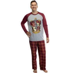 Harry Potter Men's Raglan Shirt And Plaid Pants Pajama Set -Comfa Wear Shop GUEST 620d3f54 38bd 464a 9752 8922fed20fc6