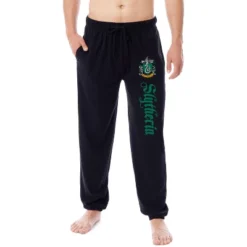 Harry Potter Men's Hogwarts House Slytherin Sleep Jogger Pajama Pants Black -Comfa Wear Shop GUEST 62551333 0eee 4bd0 8b25 e16f79ea04d8
