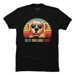 Men's Design By Humans Best Dog Dad Ever Golden Retriever By LuckyCharm99 T-Shirt -Comfa Wear Shop GUEST 640db41b 0792 44db a6e8 03dbbc8b10bd
