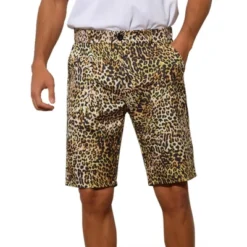 Lars Amadeus Men's Summer Regular Fit Animal Printed Shorts -Comfa Wear Shop GUEST 6414e7f5 be70 4292 a380 3b58f5af3726