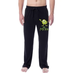 Disney Mens' Monsters, Inc. Movie Mike Wazowski Chibi Sleep Pajama Pants Black -Comfa Wear Shop GUEST 64fa34d9 3686 48a6 bc27 9e4d9043b342