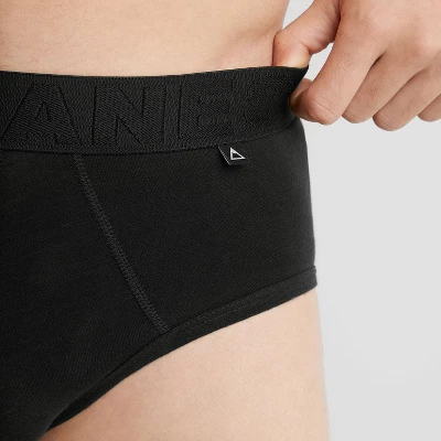 Hanes Premium Men's Explorer Briefs 2pk - Brown/Black 3 Hanes Premium Men's Explorer Briefs 2pk - Brown/Black - Image 3