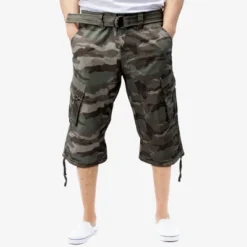 X RAY Men’s Belted 18 Inch Below Knee Long Cargo Shorts -Comfa Wear Shop GUEST 69251777 9a6d 4a5e 943a 6a6db41e31d3