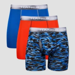 Hanes Premium Men's Performance Boxer Briefs 3pk - Blue/Red -Comfa Wear Shop GUEST 696d123c 368b 465e ba6f 9a5732149565