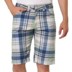 Lars Amadeus Men's Summer Plaid Shorts Slim Fit Flat Front Pattern Short Pants -Comfa Wear Shop GUEST 6d2d725a a43a 4b17 b7e1 e914f2b22a6b