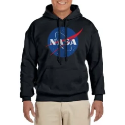 NASA Mens' Meatball Space Fashion Logo Pocket Sweatshirt Hoodie Pullover Black -Comfa Wear Shop GUEST 70780d49 4f15 437f bfbf 8f8cbf2e2d7b