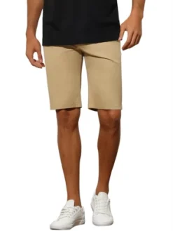 Lars Amadeus Men's Summer Slim Fit Flat Front Formal Chino Shorts -Comfa Wear Shop GUEST 722bdb61 b2ab 4505 9a69 c9b5d45c18a1