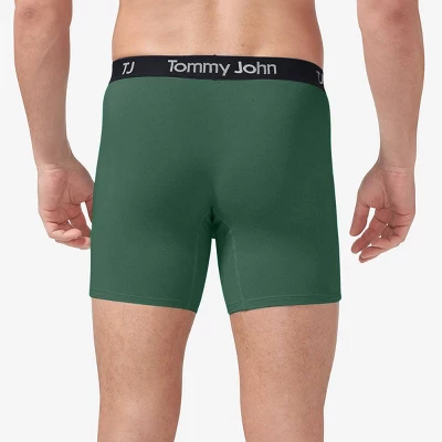 TJ | Tommy John™ Men's Camo Print 6" Boxer Briefs 2pk - Dark Green 2 TJ | Tommy John™ Men's Camo Print 6" Boxer Briefs 2pk - Dark Green - Image 2