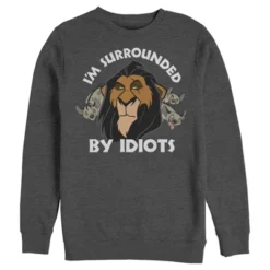 Men's Lion King Scar Surrounded By Idiots Sweatshirt -Comfa Wear Shop GUEST 75682548 fb06 4826 abff 26e0e203c03f