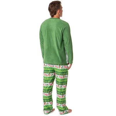 Elf The Movie Mens' Film Cotton-Headed Ninny-Muggins Sleep Pajama Set Multicolored 3 Elf The Movie Mens' Film Cotton-Headed Ninny-Muggins Sleep Pajama Set Multicolored - Image 3