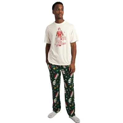 Elf Santa I Know Him Men's 2-Pack Pajama Set 1 Elf Santa I Know Him Men's 2-Pack Pajama Set