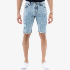 RAW X Men's Denim Shorts, Rips Distress Frayed Cut Off Slim Fit Jeans Short -Comfa Wear Shop GUEST 7b6d74b6 8754 403e 92a1 95f07b7a0296