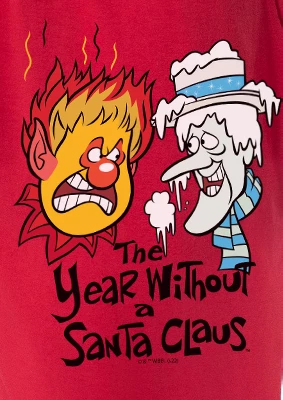 The Year Without A Santa Claus Mens' Heat Miser Snow Sleep Pajama Pants Red 2 The Year Without A Santa Claus Mens' Heat Miser Snow Sleep Pajama Pants Red - Image 2