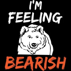 Men's Design By Humans I'm Feeling Bearish By MadderTees Tank Top