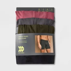 Men's Jersey Mesh 3pk Boxer Briefs - All In Motion™