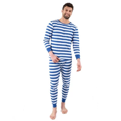Leveret Mens Two Piece Cotton Striped Pajamas 6 Leveret Mens Two Piece Cotton Striped Pajamas - Image 6