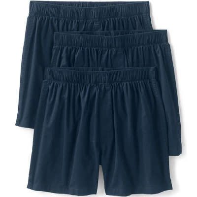 Lands' End Men's Poplin Boxers (3-pack) 3 Lands' End Men's Poplin Boxers (3-pack) - Image 3