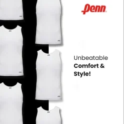 Penn Men's Modern Fit Tank Tops 4-Pack Of Breathable, Tagless, Comfortable Cotton T-Shirts -Comfa Wear Shop GUEST 83220e00 c483 4025 9e5e 3172bd51a347