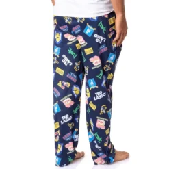 Ted Lasso Mens' TV Series Show Symbols Icons Believe Sleep Pajama Pants Blue -Comfa Wear Shop GUEST 83e62c19 9829 44c2 aa6b 770820b44ed9